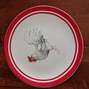 Certified International Susan Winget Homestead Rooster Dinner Plate b925